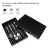 Tofficu Dinner Flatware Set 316 Stainless Steel Silverware Forks and Spoons Dishwasher Safe Tableware for Daily Use Gatherings and Parties view 4