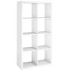 ClosetMaid 4583 Heavy Duty Decorative Bookcase Open Back 8-Cube Storage Organizer in White with Hardware for Closet, Office, or Toys, 57.95" H x 29.84" W view 1