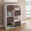 ClosetMaid 4583 Heavy Duty Decorative Bookcase Open Back 8-Cube Storage Organizer in White with Hardware for Closet, Office, or Toys, 57.95" H x 29.84" W view 2