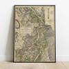 Sheet 5-1944 Mississippi River Map - River House Decor Wall Art Gifts - Harold Fisk Ancient River Meander Alluvial Valley Poster Mississipi Mississ Missipi 23x33 inches Unframed. view 1