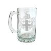 Jones English Family Coat of Arms Beer Stein 16 oz Set of 4  Personalized Heraldic Engraving view 2