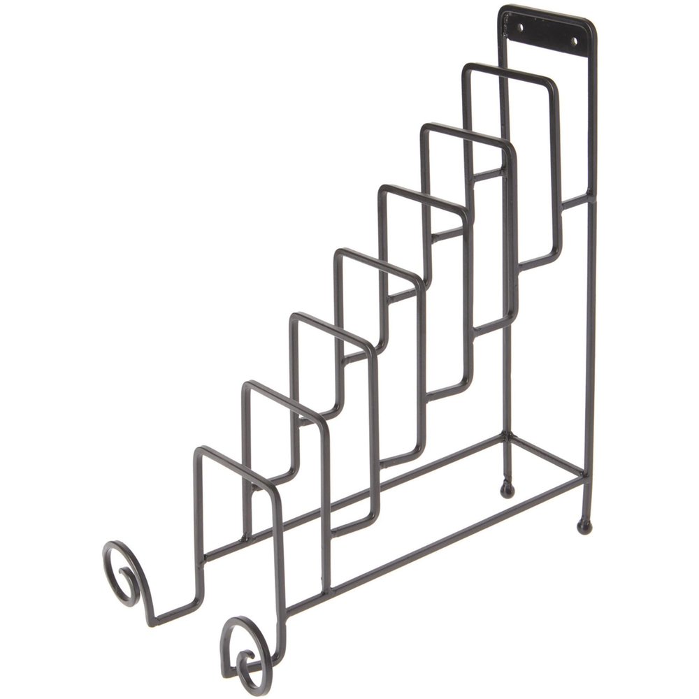 Bard's Wrought Iron 8 Plate Table Stand, 14.25" H x 7" W x 12" D (For 6" - 9" Plates)
