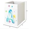 MintShake Hand-Painted Custom for IKEA Drona Storage Box Bin Expedit/Kallax Insert for Nursery, playroom or Office (Letter with Stars) view 2