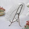 Bard's Antique Gold-toned Wrought Iron Easel, 14.5" H x 9.375" W x 6" D (For 11" - 17" Plates) view 3