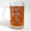 Broun Scottish Clan Crest 16oz Beer Stein Set of 4, Personalized Engraved Glassware view 3