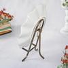 Bard's Antique Gold-toned Wrought Iron Easel, 8.75" H x 7" W x 4" D (For 7.5" - 12" Plates) view 3
