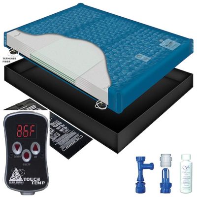 Innomax 100% WAVELESS WATERBED Mattress/Liner/Digital Heater/Fill Drain/Conditioner KIT (California King 72x84 1SF-7GT1)