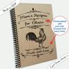 Cupid Design Studio Custom blank recipe book personalized gift cookbook kraft recycled cover (Lined pages) view 1