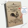 Cupid Design Studio Custom blank recipe book personalized gift cookbook kraft recycled cover (Lined pages) view 2
