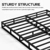 ZIYOO Twin XL Box Spring and Cover, 9 Inch High Profile BoXspring, Easy Assembly, Mattress Foundation, Heavy Duty Metal Steel Structure, Quiet Noise-Free Easy Assembly view 3