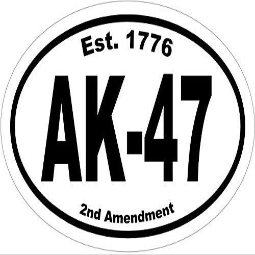 ION Graphics Magnet AK-47 - Est. 1776 AK-47 Vinyl Magnet - AK-47 Vinyl Magnet - 1776 - Perfect Gun Gift - Made in The USA Size: 4.7 x 3.3 inch