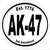 ION Graphics Magnet AK-47 - Est. 1776 AK-47 Vinyl Magnet - AK-47 Vinyl Magnet - 1776 - Perfect Gun Gift - Made in The USA Size: 4.7 x 3.3 inch view 1