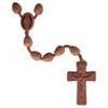 Rosary 5-decade Teardrop Jujube Light Wood 12mm view 2