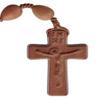 Rosary 5-decade Teardrop Jujube Light Wood 12mm view 3