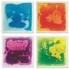 Liquid Sensory Tile Mat, 12", Blue view 2