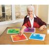 Liquid Sensory Tile Mat, 12", Blue view 4