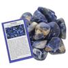 Hypnotic Gems Materials: 3 lbs Sodalite Tumbled Stones - Grade 1 - Large - 1.25" to 1.75" Avg. - Bulk Natural Rocks Polished Gemstone Supplies for Wicca, Reiki, Energy Crystal Healing view 2
