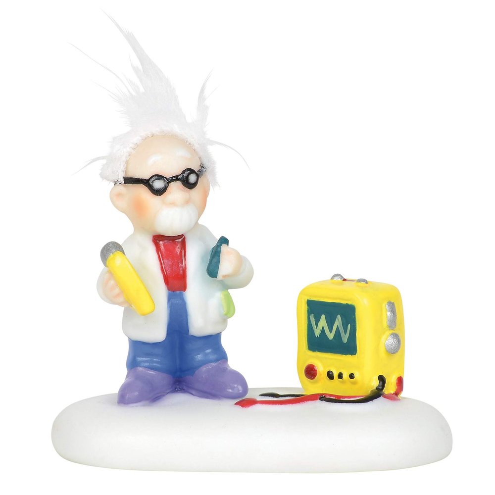 Department 56 North Pole Village Accessories Static Electricity Expert Figurine, 1.5 Inch, Multicolor