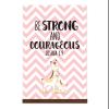 LifeSong Milestones Baptism Christening Gifts for Baby Boys and Girls Decor Sign Gift Son Daughter Godchild Godson Goddaughter Child 1st Holy Communion 8"x12" (Be Strong Base) view 1