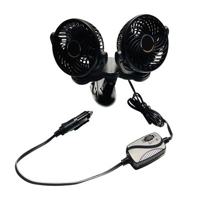 Professional EZ Travel Collection 12 Volt Dual Head Fan (Fully Adjustable)