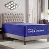 Empyrean Royal Blue Extra Deep Pocket Fitted Sheet Full Size, Hotel Luxury Deep Pocket Full Size Fitted Sheet Only Easily Fits 18 to 24 Inch Mattress, Soft, Wrinkle-Free with Corner Straps view 1