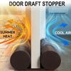 MAXTID Brown Door Draft Stoppers, Adjustable 32"-38", Double Sided, Insulation Strip, Air Stopper, Gap Filler view 2