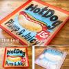  Akizuki Boeki TG8128 Hot Dog Design Accessories, Pop Decor, Glass Tray, W 10.2 x D 10.2 x H 1.1 inches (26 x 26 x view 4