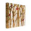 Trademark Fine Art Red Bird Christmas I by Studio W, 24x24 view 2