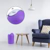 6 Pcs Bathroom Accessories Set, Toothbrush Holder, Toothbrush Cup, Soap Dispenser, Soap Dish, Toilet Brush Holder, Trash Can (Purple) view 3
