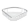 Aexit 10.3-inch x Home hardware 7.6-inch Brass Bathroom Basket Shower Caddy Corner Shelf Silver Tone Model:87as620qo504 view 3