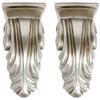 Urbanest Set of 2 Cameau Drapery Sconce, 2-inch Diameter, Pewter view 1