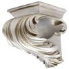 Urbanest Set of 2 Cameau Drapery Sconce, 2-inch Diameter, Pewter view 2