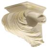 Urbanest Set of 2 Cameau Drapery Sconce, 2-inch Diameter, Gilded French White view 2