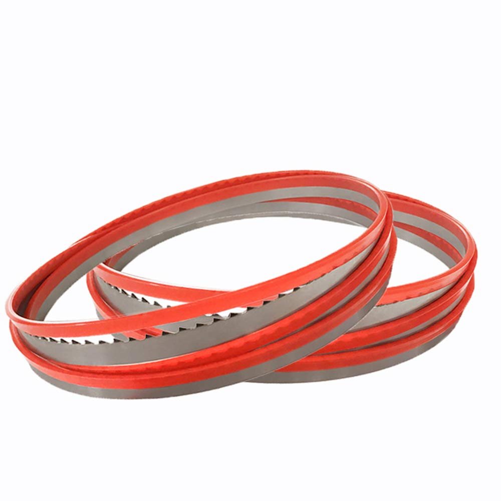 Huanyu Saw Blades for Commercial Electric Meat Bone Cutting Machine Bone-in Bandsaw Blade Bones Sawing Machines Stainless Steel Slicer Meats Cutter Butcher (5)