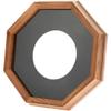 Bard's Glass Front Oak Wall Mountable Plate Frame, 13" H x 13" W x 1.5" D (For 8" - 9.5" Plates) view 1