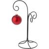 Bard's Black Wrought Iron 3 Arm Ornament Stand, 17" H x 7.5" W x 7.5" D view 2