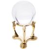 Bard's Brass-toned Egg Stand/Holder, Scroll Leg, 1.5" Diameter view 2