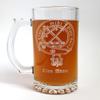 Adam Scottish Clan Crest 16oz Beer Stein Set of 4  Personalized Heraldic Engraving view 3