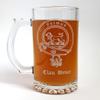 Bruce Scottish Clan Crest Beer Stein Set of 4, 16oz  Personalized Heraldic Engraving view 3