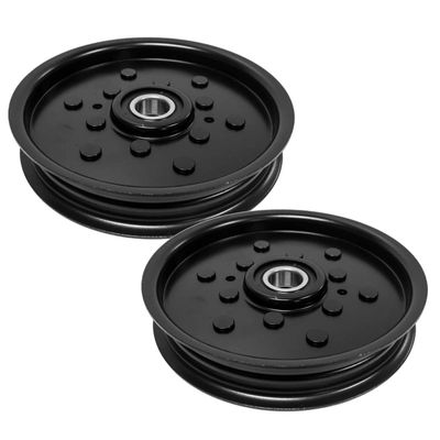 2PK Flat Idler Pulley Replacement for John Deere Scotts GX255 GX325 LT150 LT160 AM106627