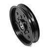 2PK Flat Idler Pulley Replacement for John Deere Scotts GX255 GX325 LT150 LT160 AM106627 view 2