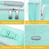 Amersun Kids Lunch Box, Insulated School Lunch Bag with Padded Liner Keep Food Warm Cold for Long Time,Water-resistant Thermal Travel Office Lunch Cooler for Girls Boy-2 Pocket,Light Blue view 4