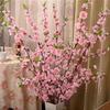Asdomo 10PCS Artificial Cherry Blossom Branches Silk Spring Peach Blossom Fake Flowers Arrangements for Home Wedding Decoration view 1
