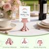 Urban Deco 16PK Table Number Holders Place Card Holders 1.7 Inch Table Card Holders Steel Card Holders for Photos, Food Signs, Memo Notes, Weddings, Restaurants, Birthdays(Rose Gold) view 3