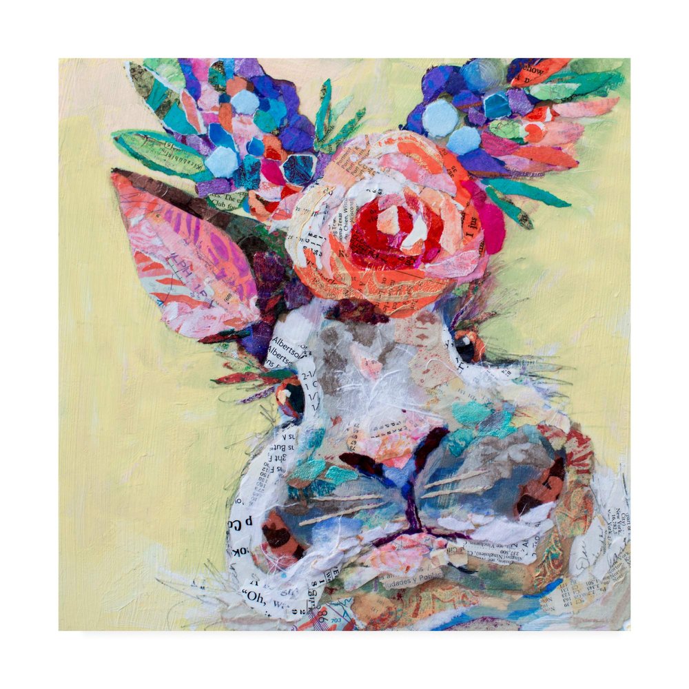 Trademark Fine Art Hip Hop Floral by Elizabeth St. Hilaire, 18x18