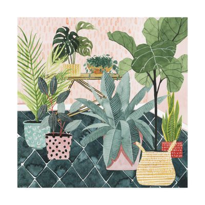Trademark Fine Art Modern Jungle I by Grace Popp, 18x18