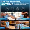ICE LOCK Reusable Ice Packs for Coolers - Large Leakproof Ice Bags - Refillable with Cubed Ice, No Freezer Needed - 4 Layer Waterproof - Cold & Dry Storage with Drinkable Meltwater - (Pack of 2) view 3