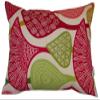 TangDepot Cotton Floral Cushion Cover 12"x20" Ginkgo Leaf view 1