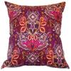 TangDepot Cotton Floral Cushion Cover 14"x14" India Print view 1