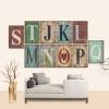 Isaric Decorative tin Sign Letters,8 X 12 Inch,Hanging Wall 26 Letters Metal Alphabet Wall Letter for Home, Bedroom, Bar, Wall Decor view 2